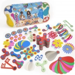 Clixo Family Party – magnetna prilagodljiva konstrukcijska igra 150 kosov