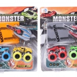 Kovinska avtomobila na izstrelek 2 kosa