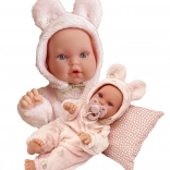 Antonio Juan Kika realistična dojenčica 27 cm z mehkým telesom in gibljivimi okončinami