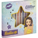 Set gelnih pisal v različnih barvah