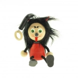 Hudiček na vzmeti – lesena viseča figurica