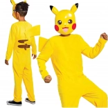 Otroški kostum POKEMON Pikachu z masko (4–6 let, 109–126 cm)