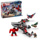 lego marvel kapitan amerika vs red hulk – zračna bitka (76292)