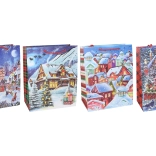 Darilna vrečka L Božič 31 × 40 × 12 cm