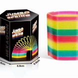 Barvna jumbo spirala s bleščicami