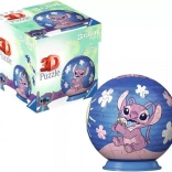 3D puzzleball DISNEY Stitch & Angel 54 koščkov od Ravensburgerja