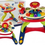 Interaktivni hojica s volanom 3 v 1 za dojenčke