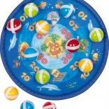 Goki tarča na ježka z 12 žogicami – ocean
