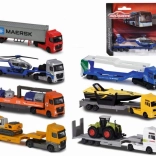 Kovinski tovorni avtomobil s polpriklopnikom 20 cm mix - 1 kos