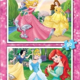 Sestavljanka DISNEY princese 2×20 koščkov