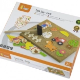 Lesena korkasta pribijača kmetija Viga Montessori