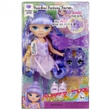 Rainbow High mala sestrica vila Amethyst (Purple) z ljubljenčkom