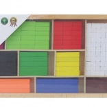 VIGA lesene računske paličice Cuisenaire, 308 kosov