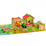 Lesena sestavljanka Moja prva velika kmetija