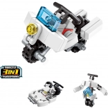 QMAN motor 3v1 – mini gradbeni set (36 delov)