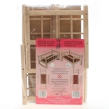 Lesena posteljica za punčke