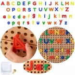 MASTERKIDZ abecedni zatiči za STEM stene – velike in male črke, 122 delov
