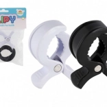 Plastični sponki za voziček, 2 kosa, črno‑beli, 7,5 × 5 cm