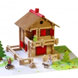 JEUJURA lesena sestavljanka – velika alpska koča, 215 koščkov