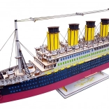 Lesna umetnost lesena 3D sestavljanka Titanic