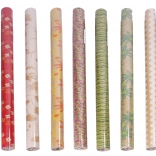 Ovijalni papir avana natur 0,7 × 2 m – mešanica motivov