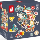 Lesene magnetne avtomobilčke za otroke