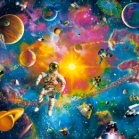 Sestavljanka 200 kosov Man in Space