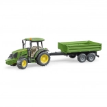 Bruder traktor John Deere s kesonom 1:16