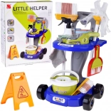 Otroški čistilni voziček s paščki in sesalnikom