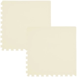 Pena HUMBI 120 × 60 cm, vodoodporne velike sestavljanke, kremna, 2 kosa