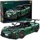 Gradbeni set CaDA športni avtomobil LOTUS Exige Cup 430 1:8, temno zelena, 3730 kosov