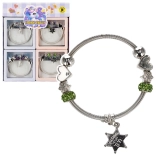 Kovinska zapestnica s obeskom – prilagodljiva modna zapestnica