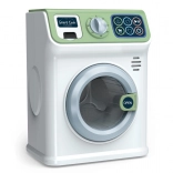 Zelena pralni stroj s svetlobnimi in zvočnimi učinki