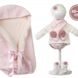 Oblačila in dodatki za punčko LLORENS 40 cm – 7-delni komplet