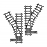 stavebnica BLOXO kretnice za vlake in tramvaje RAPPA – set 2 kos