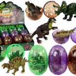 Dino jajce s figurico 9 cm, 3 barve
