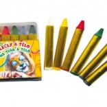 Barve za obraz in telo – set 6 kosov