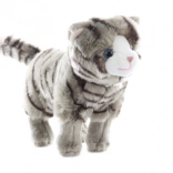 plišasta mačka z zvokom 40 cm, okolju prijazna