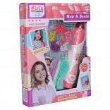 Napeljevalnik kroglic za lase z dodatki