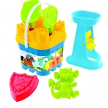 Peščeni komplet z gradom in vodnim mlinčkom