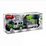 Avto z JEEP pogonom z dinozavrom
