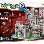 3D puzzle grad Camelot WREBBIT, 865 koščkov