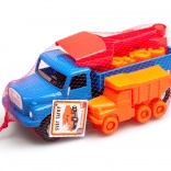 Dino Tatra tovornjak s kesonom – peskovni set, 5 kosov