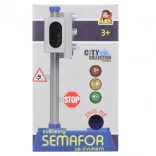 Semafor z znaki za otroke 24 × 14 cm s svetlobnimi učinki