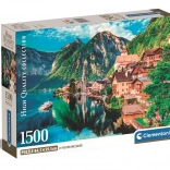 puzzle 1500 koščkov hallstatt – kompaktna ekološka embalaža