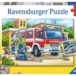 Sestavljanka RAVENSBURGER policija in gasilci 2×12 kosov