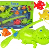 Igra spretnosti: Ribiški set s palico, krokodilom in ribicami