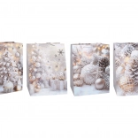 Darilna vrečka M 26 × 32 × 10 cm – Božič