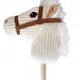 Plišasti gugalni konjiček na palici z zvoki