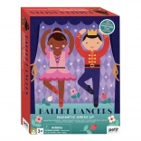 Petit Collage magnetni set za oblačenje baletnih plesalcev